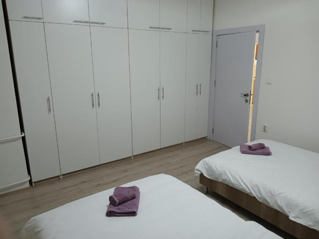 Lovely Square Apartment Purple Velvet 斯科普里 客房 照片